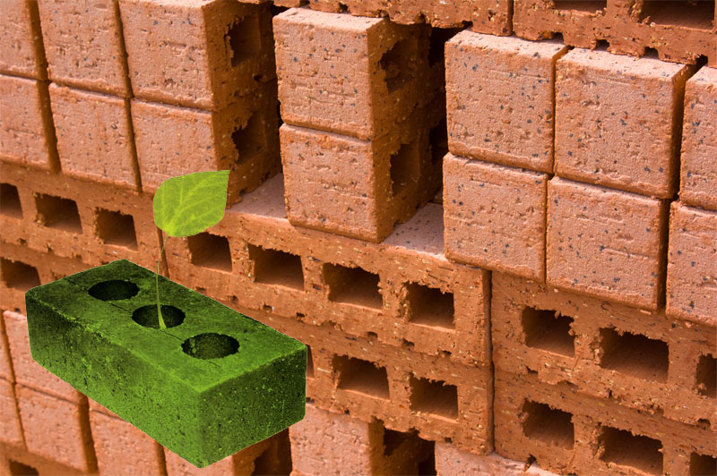 Green Leaf Brick