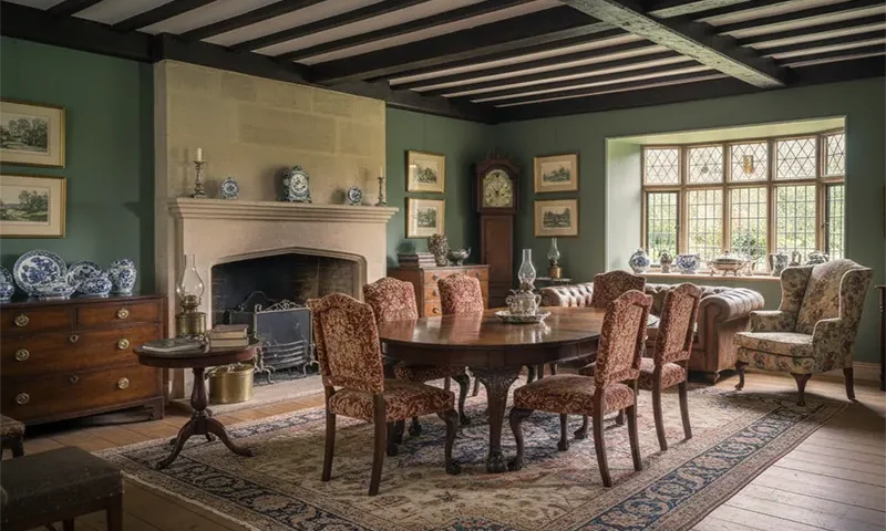 Authentic Pre-1920s Antique Furniture for Elevated English Cottage Interiors