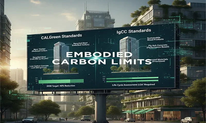 Embodied Carbon Limits for Building Materials under CALGreen and IgCC Standards