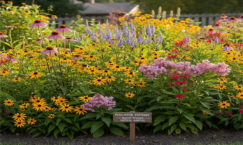 Keystone Native Plant Species for Supporting Local Pollinator Pathways