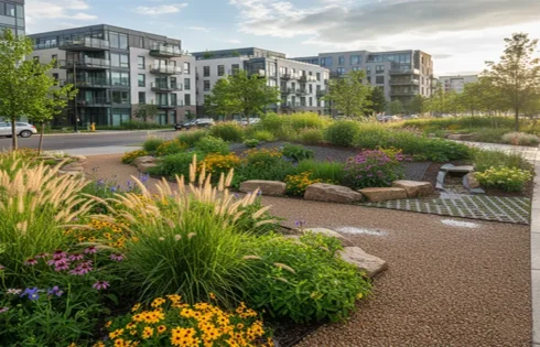 Sponge City Solutions: Climate-Resilient Rain Garden Plant Palettes for Urban Stormwater Management