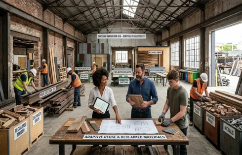 How to Implement Circular Economy Principles in Commercial Adaptive Reuse Architecture
