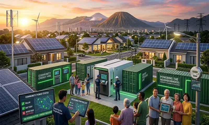 Powering the Neighborhood: How to Set Up a Community Microgrid for Energy Resilience
