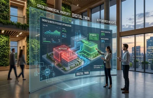The Virtual Mirror: Using AI-Powered Digital Twins to Optimize Energy and Water Efficiency in Green Commercial Properties