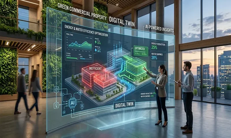 The Virtual Mirror: Using AI-Powered Digital Twins to Optimize Energy and Water Efficiency in Green Commercial Properties